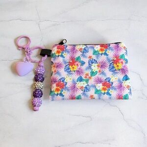 Purple Passion Detachable Keychain & Coin Purse